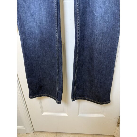 Duluth Trading Women’s Bootcut Jeans Dark Wash Size 16 - Picture 3 of 11
